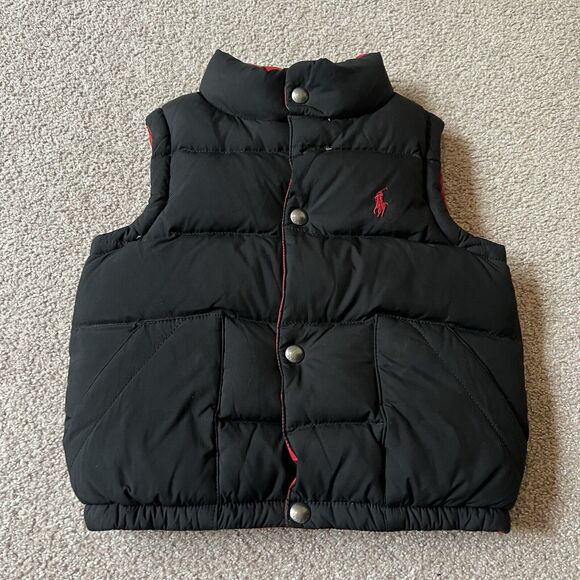 Polo Ralph Lauren Reversible Puffer Down Vest 4/4T